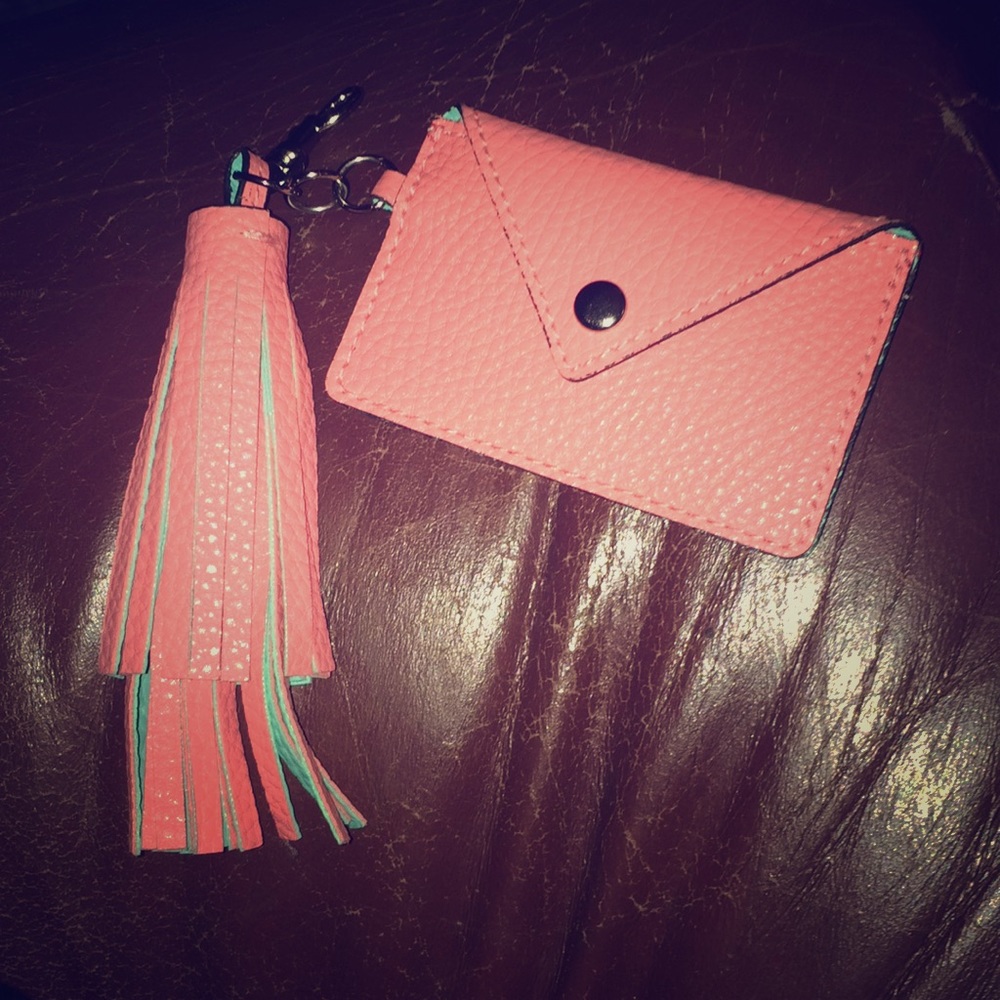 Keychain card holder